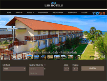 Tablet Screenshot of lsrhotels.com